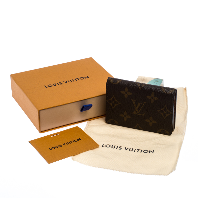 Replica Louis Vuitton Enveloppe Carte De Visite In Monogram Canvas M63801