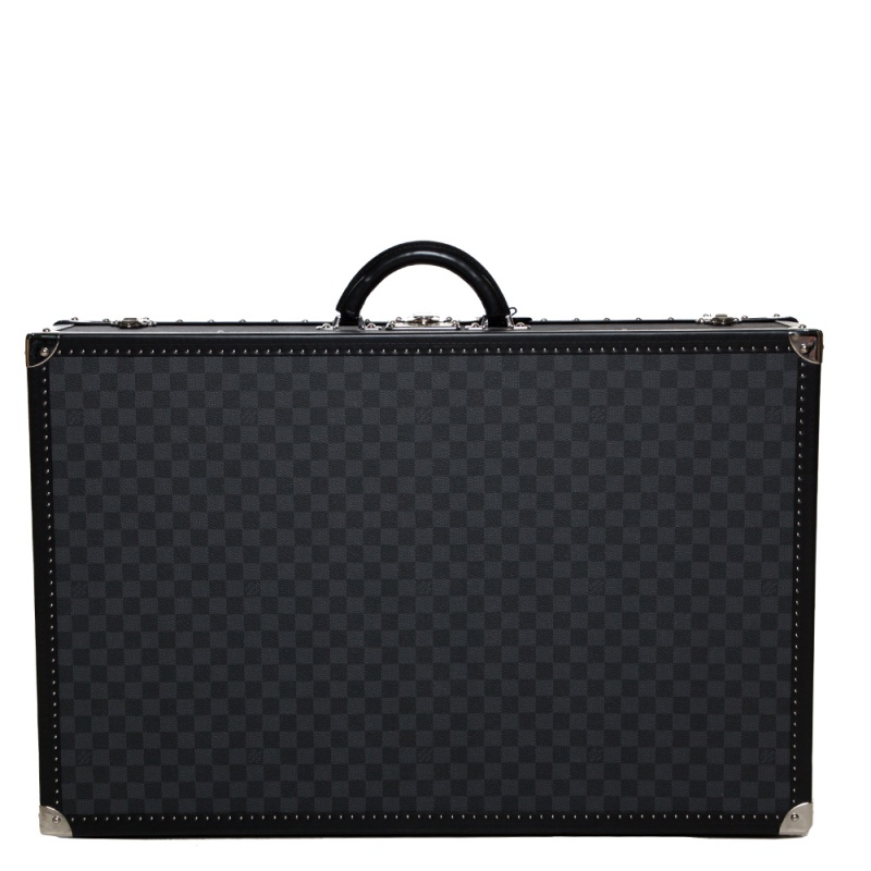 Louis Vuitton Damier Graphite Canvas Alzer Trunk Suitcase 75
