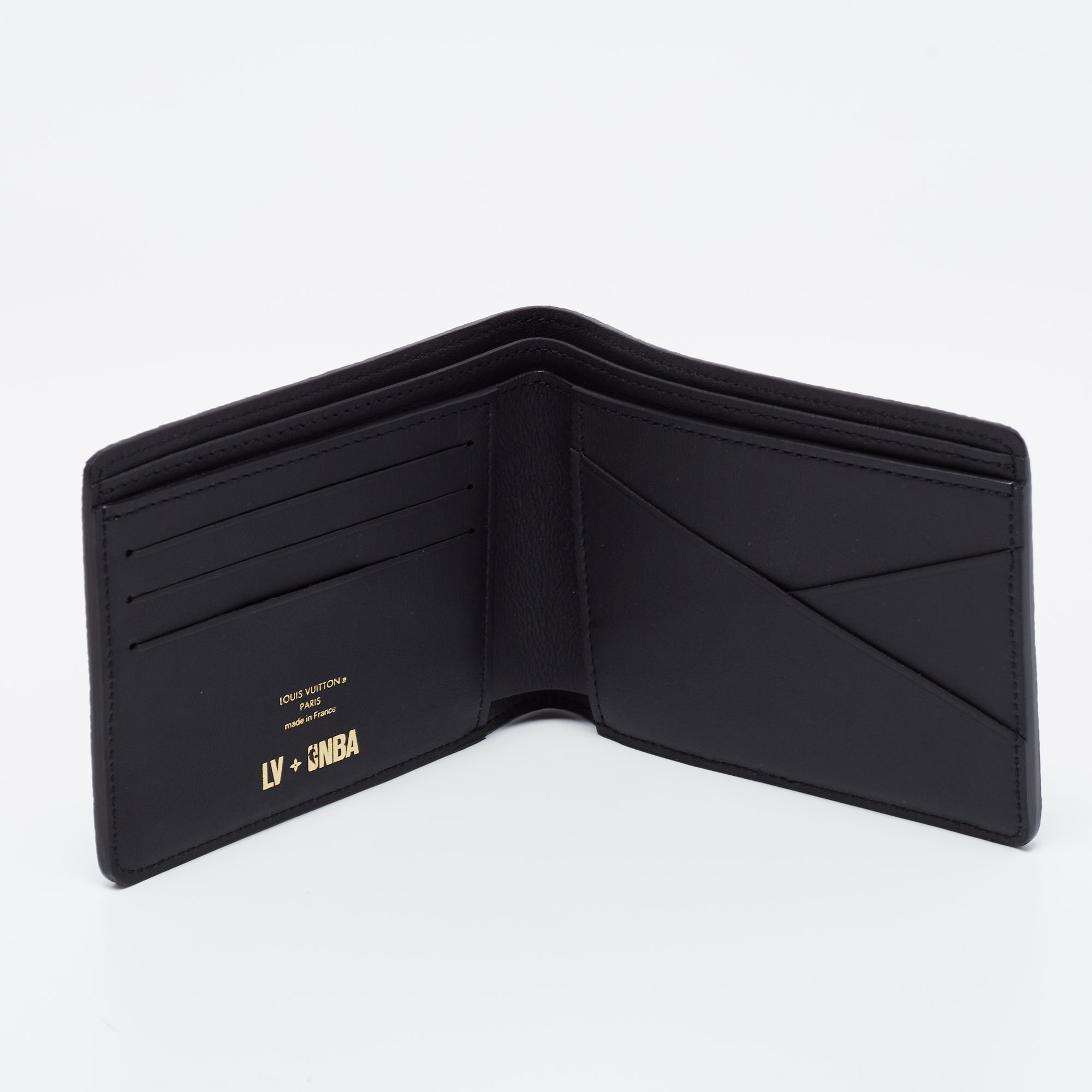 

Louis Vuitton x NBA Black Taurillon Monogram Leather Multiple Wallet