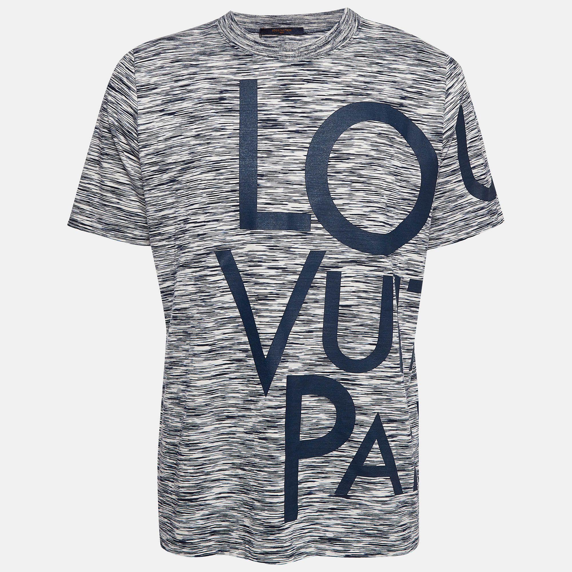 

Louis Vuitton Blue Blown Up Print Jersey Galaxy T-Shirt L