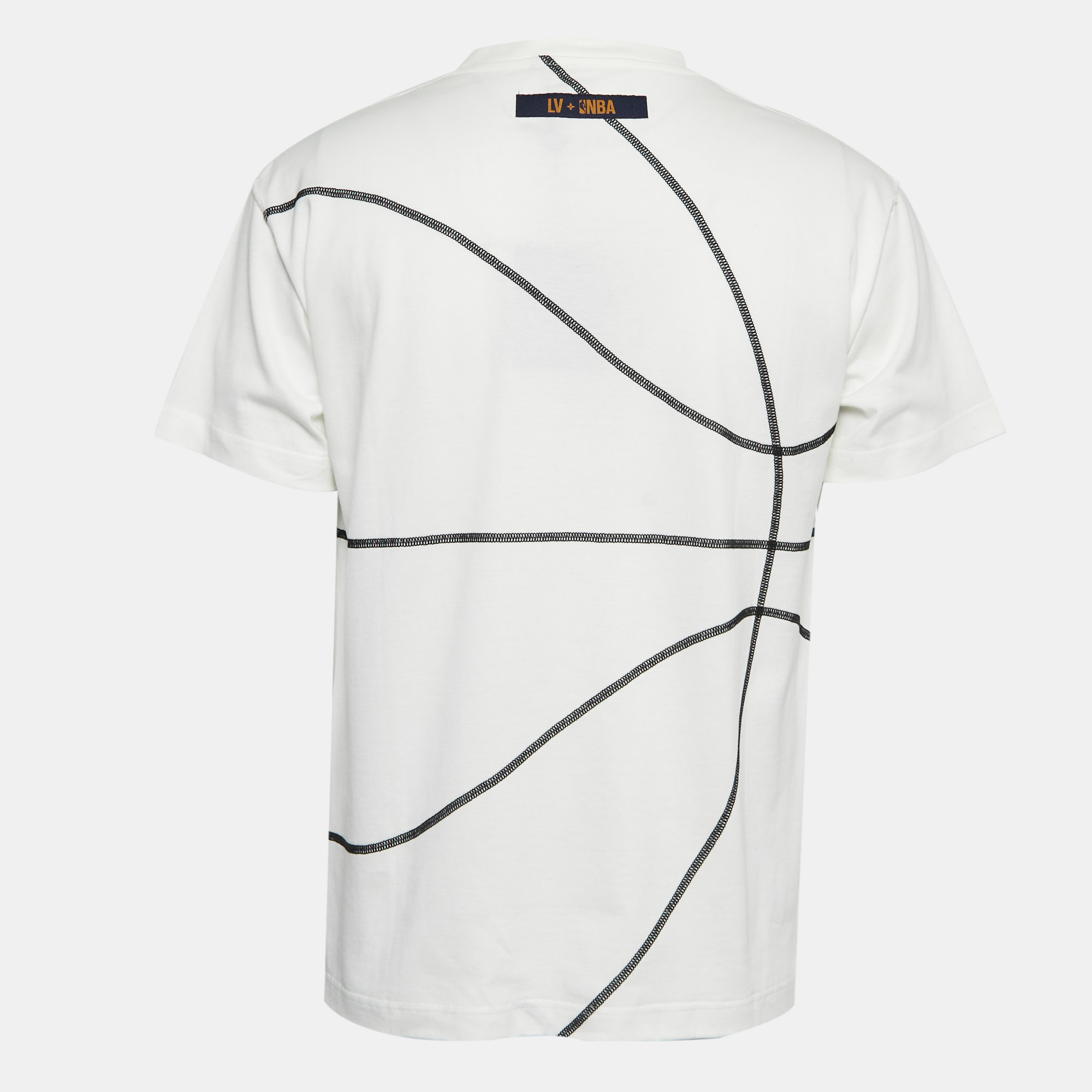 

Louis Vuitton White Cotton NBA Short Sleeve T-Shirt