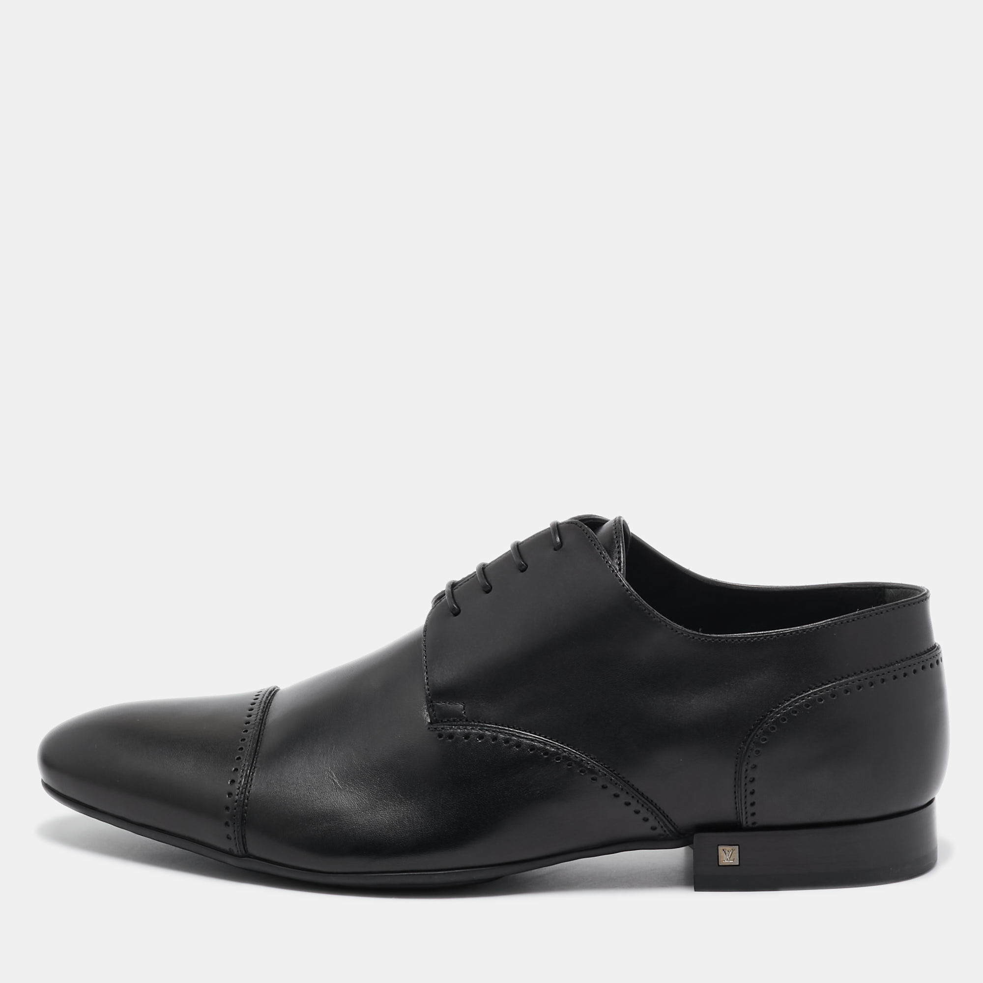 

Louis Vuitton Black Leather Oxfords Size 43