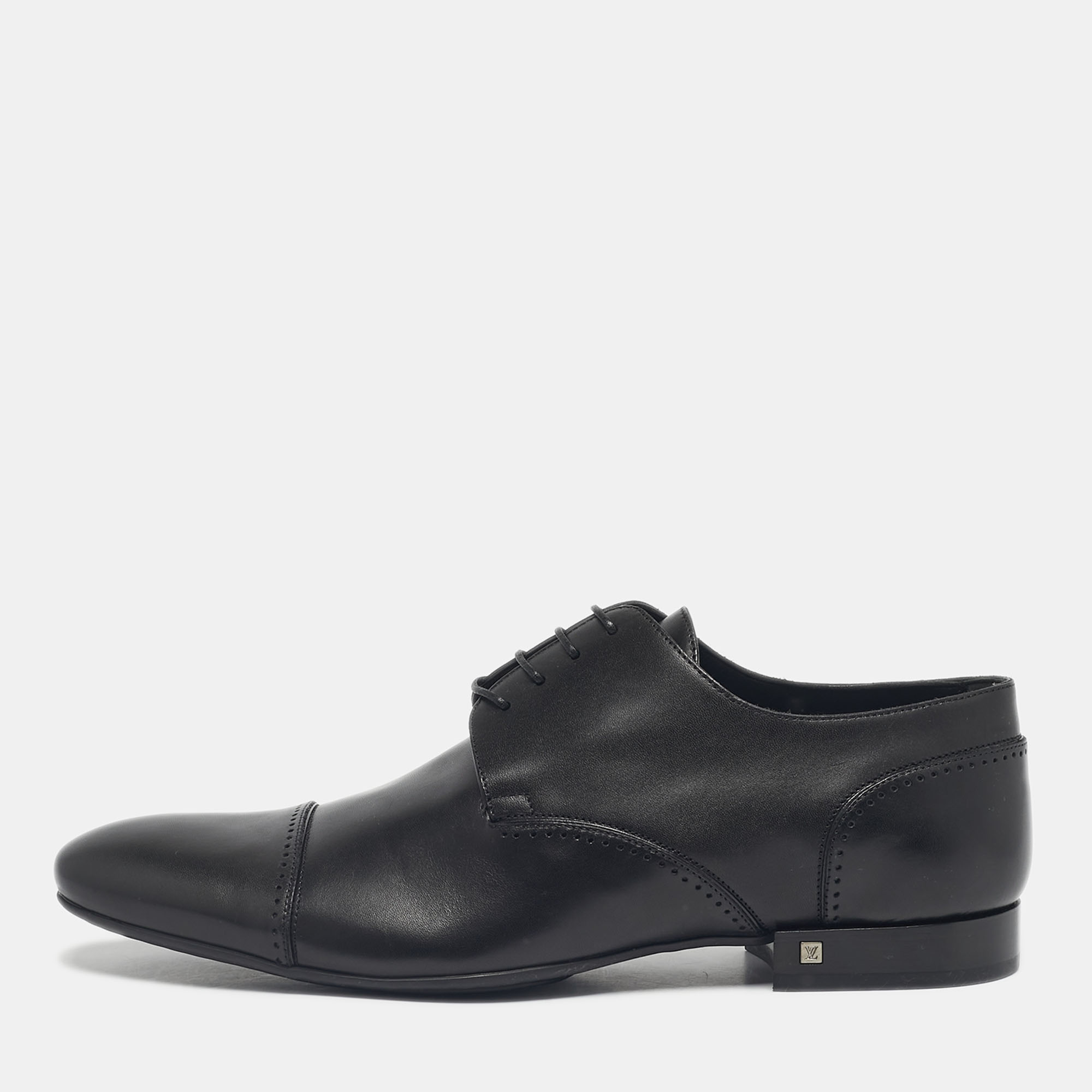 

Louis Vuitton Black Leather Lace Up Derby Size 43