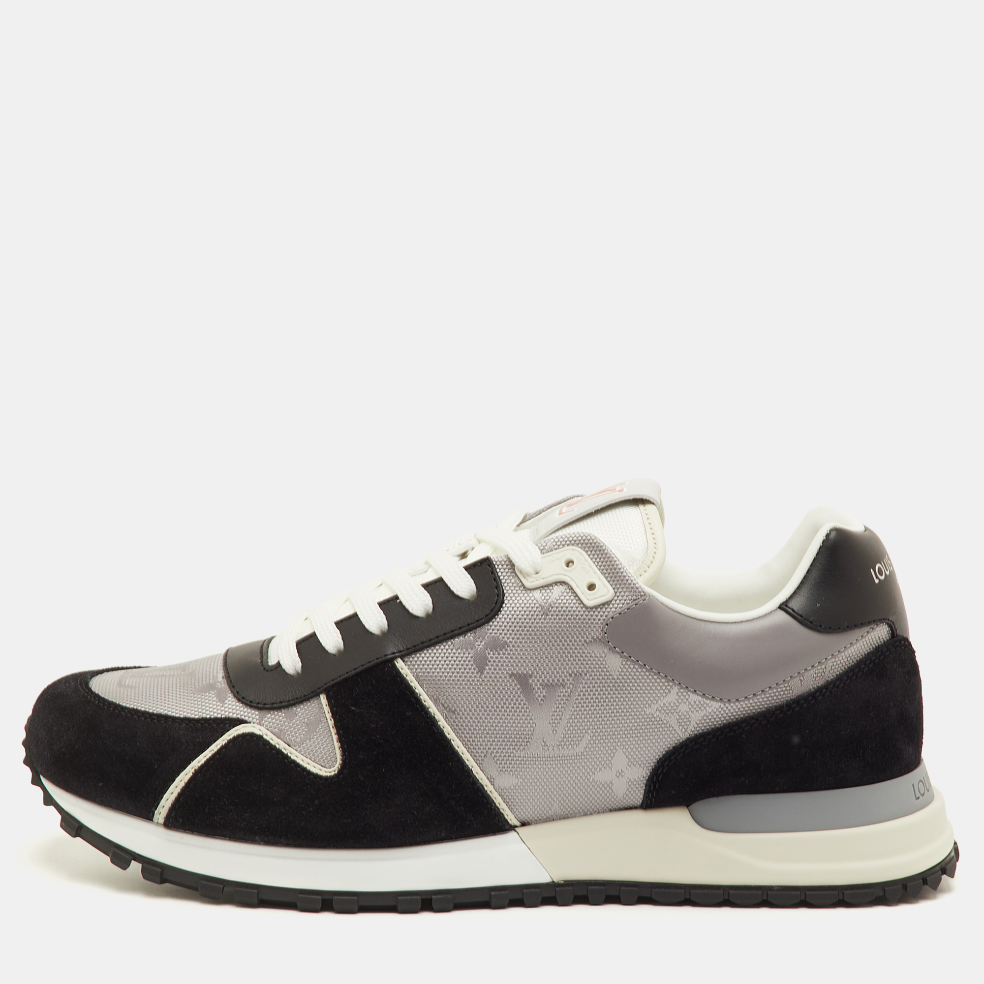 

Louis Vuitton Run Away Size 41 Grey/Black Monogram Fabric, Leather and Suede Sneakers
