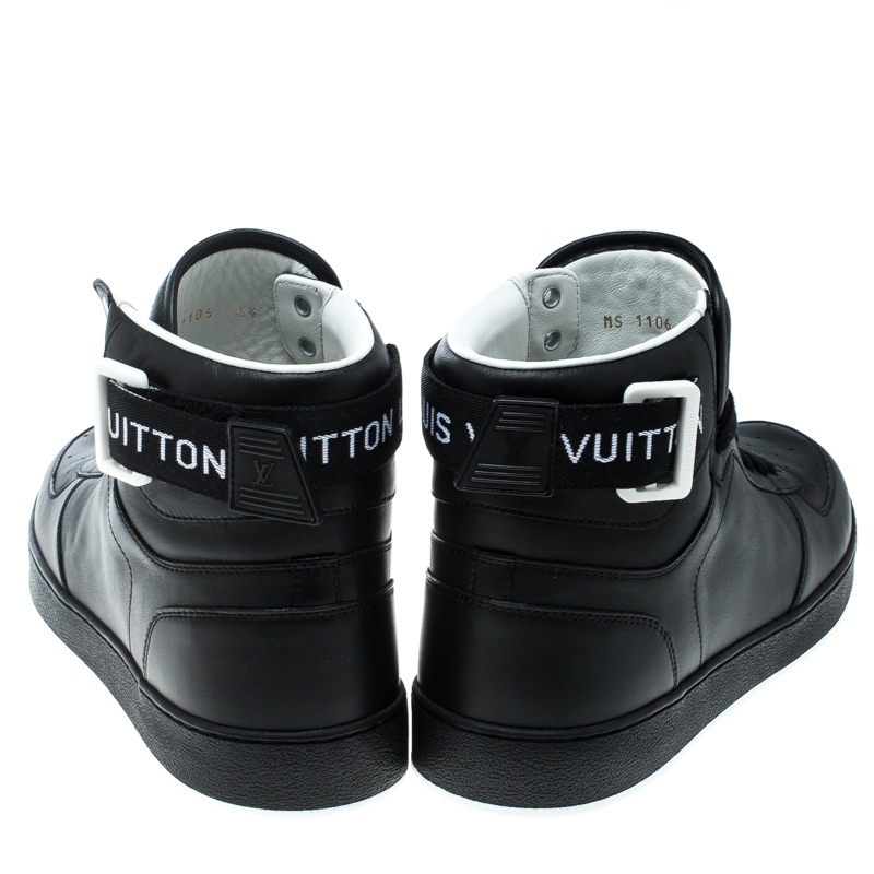 Rivoli leather high trainers Louis Vuitton White size 40.5 EU in Leather -  36096318