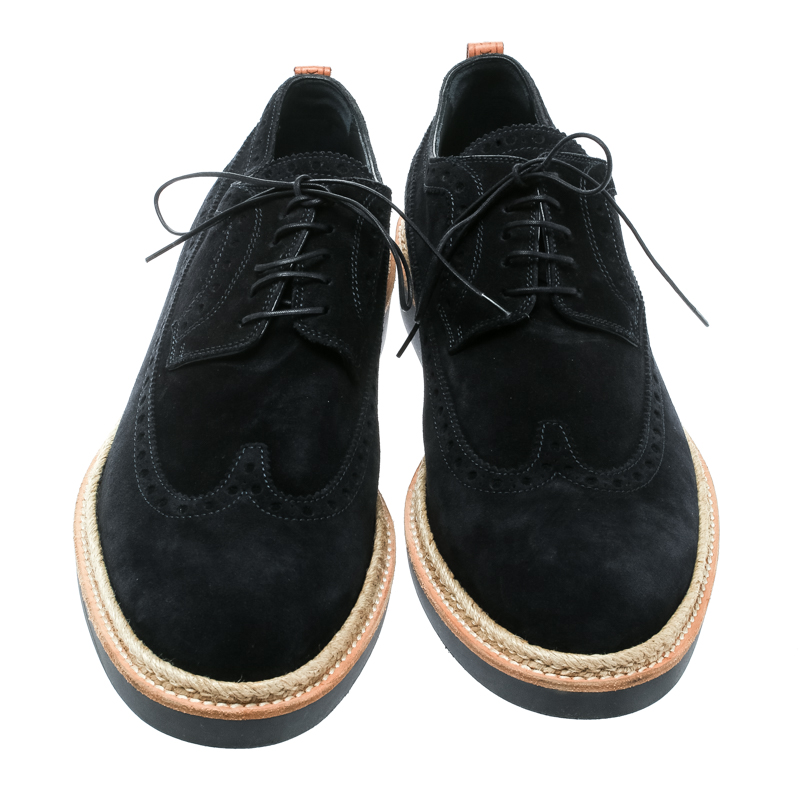 Louis Vuitton Men's Beige Suede Beaumarchais Derby Shoes size 8.5 US /  7.5 LV