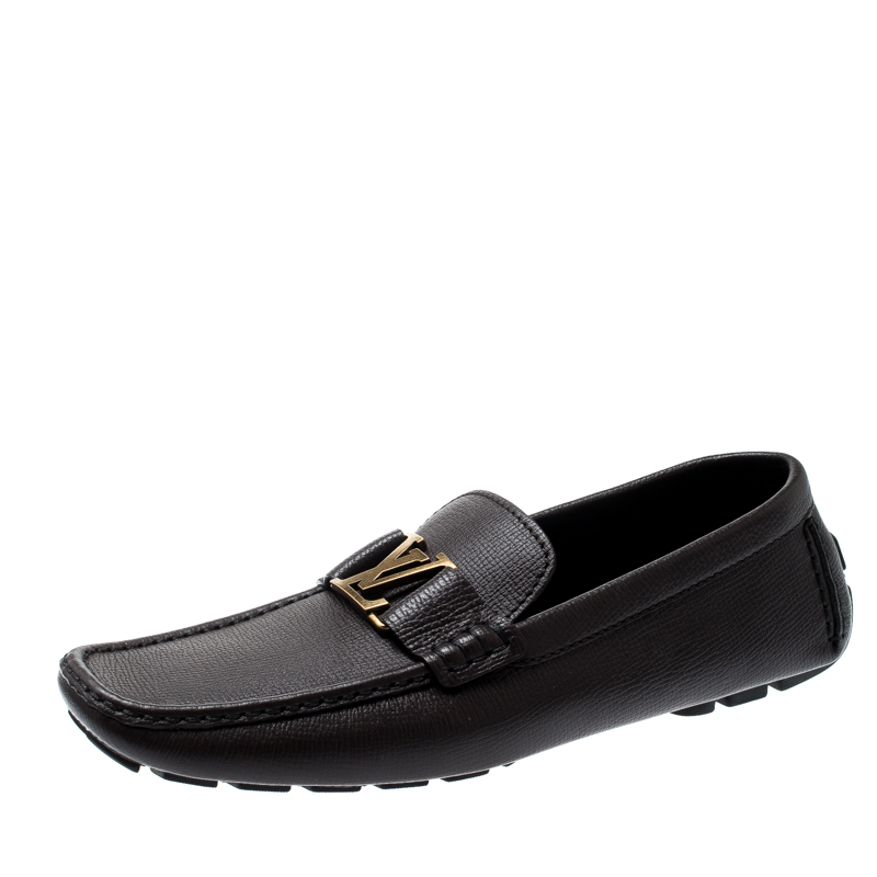 Louis Vuitton Men's LV Driver Moccasin Loafers Embossed
