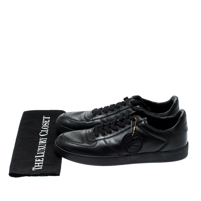LOUIS VUITTON TRAINER SNEAKERS 37 LEATHER PERFORATED SNEAKERS SHOES Black  ref.902362 - Joli Closet