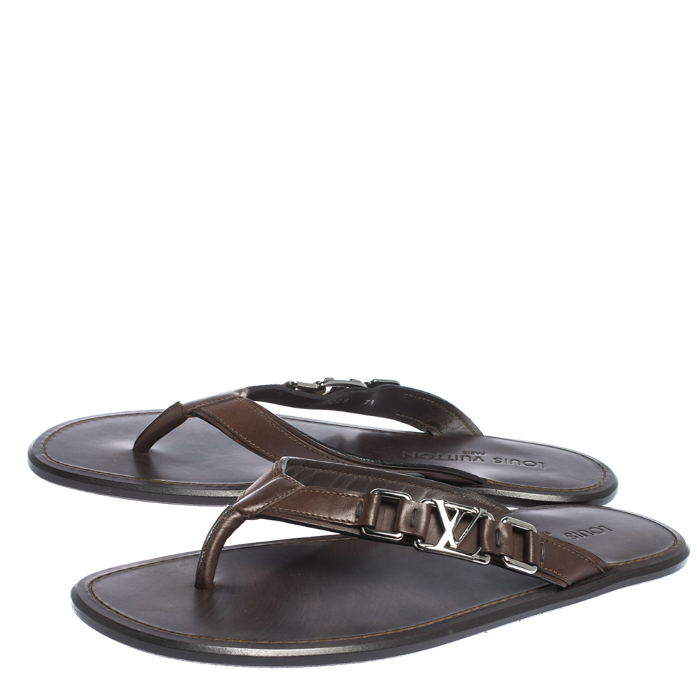 chaussures louis vuitton pioneer thong 7.5 41.5