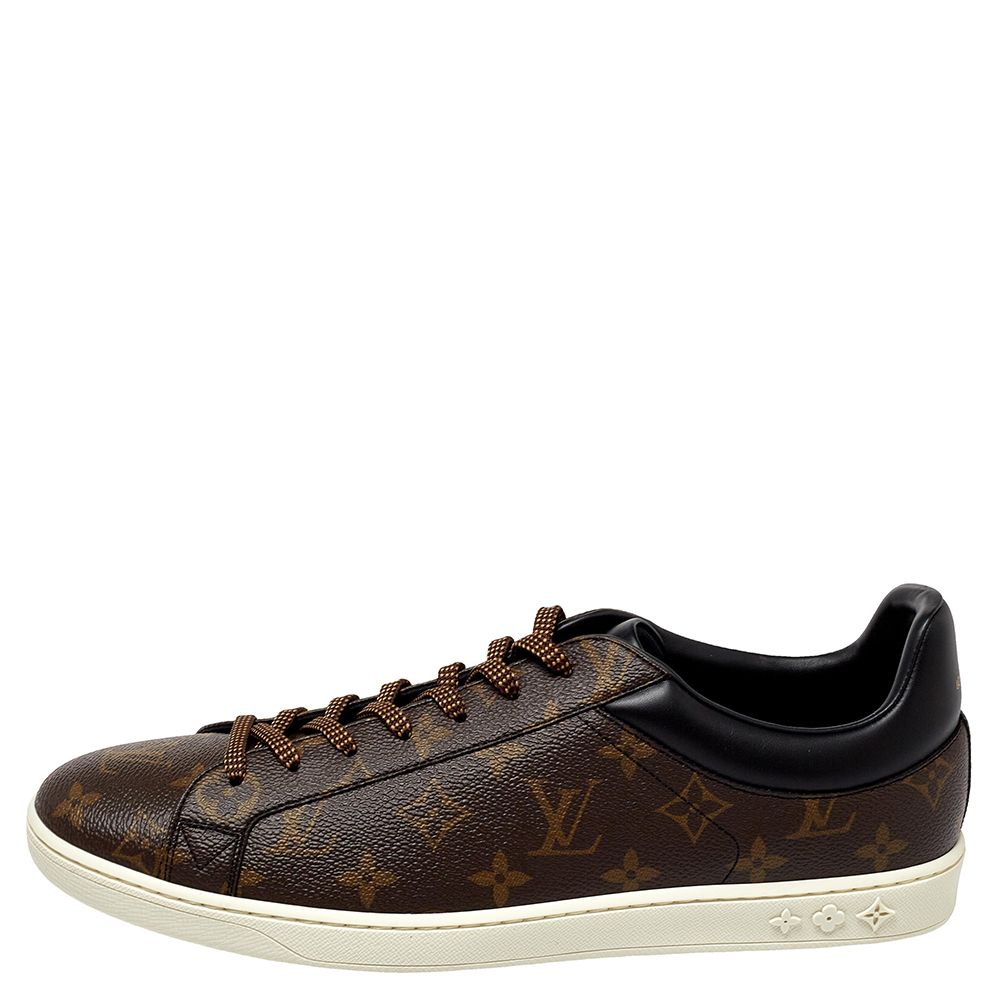 

Louis Vuitton Monogram Canvas Luxembourg Low Top Sneakers Size, Brown