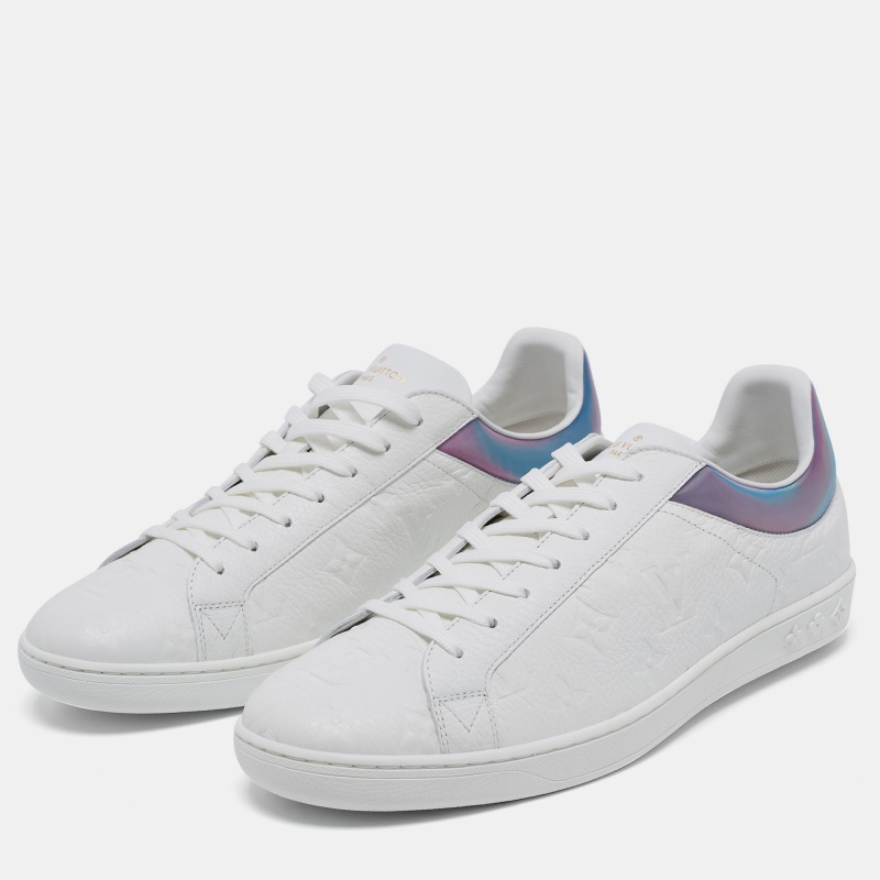 

Louis Vuitton White Leather Luxembourg Sneakers Size