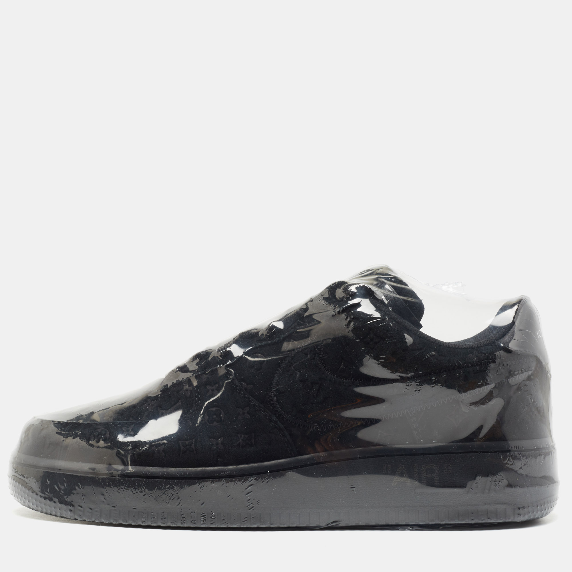 Louis Vuitton x Nike Air Force 1 Low-Top Sneakers Monogram Embossed Leather