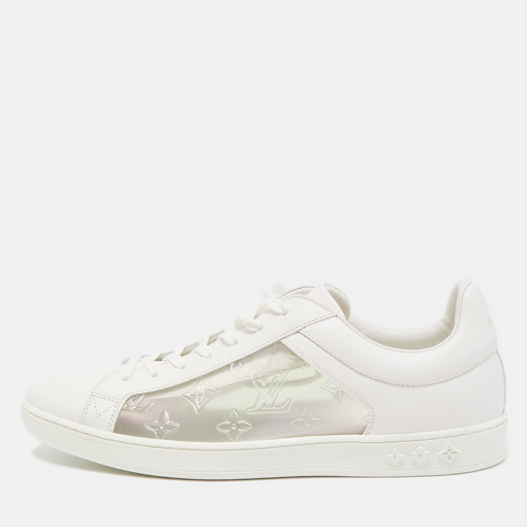 Louis Vuitton LV transparent pvc sneakers trainers shoes women ladies  footwear white