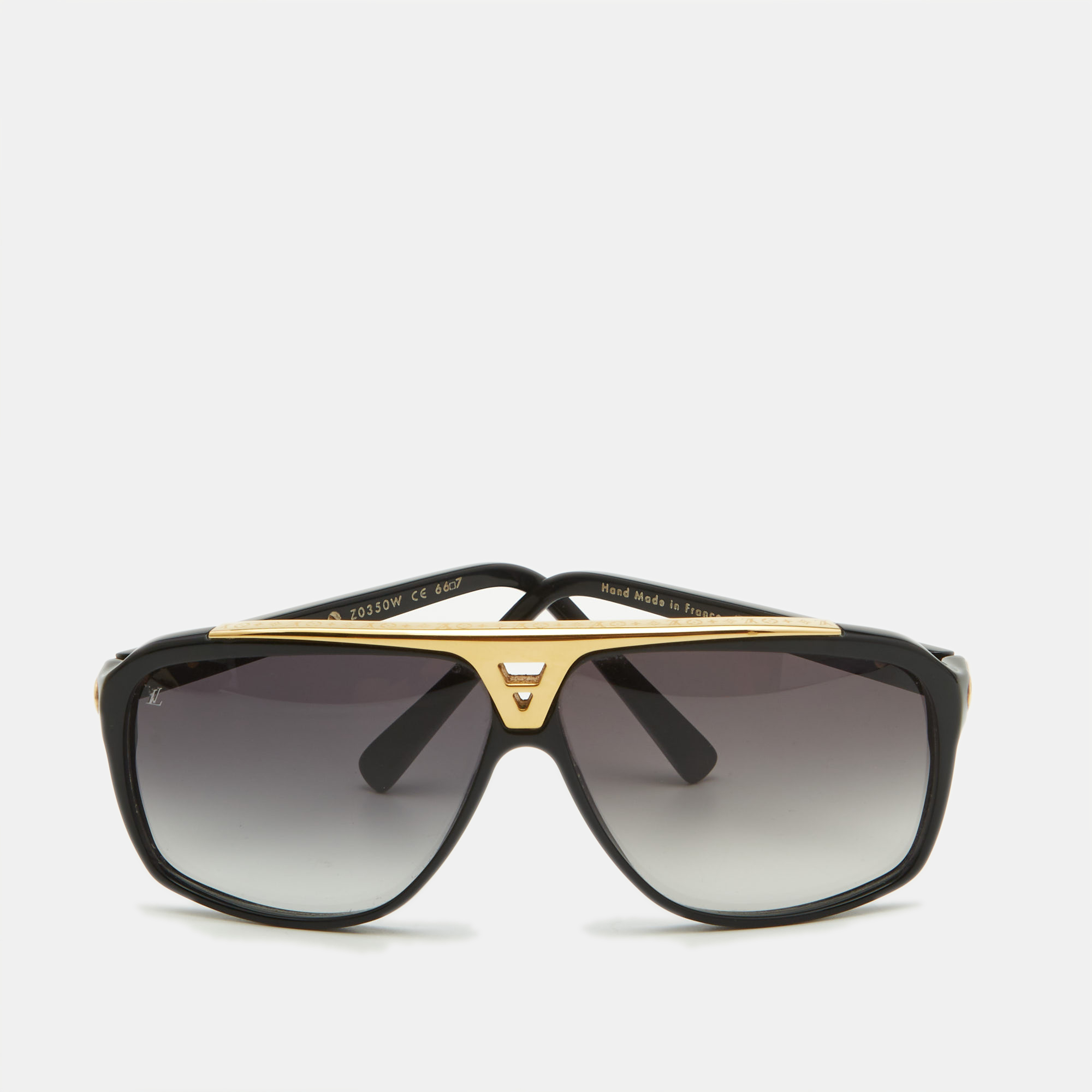 

Louis Vuitton Black/Gold Z0350W Evidence Millionaire Sunglasses