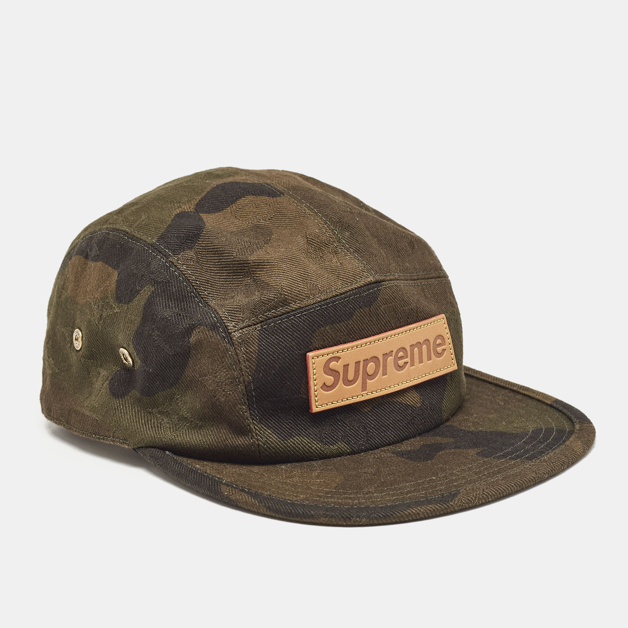 

Louis Vuitton x Supreme Green Camouflage Cotton Cap