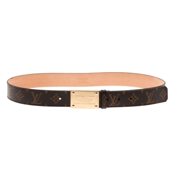 Louis Vuitton Monogram Canvas Inventeur Belt 95CM Louis Vuitton The
