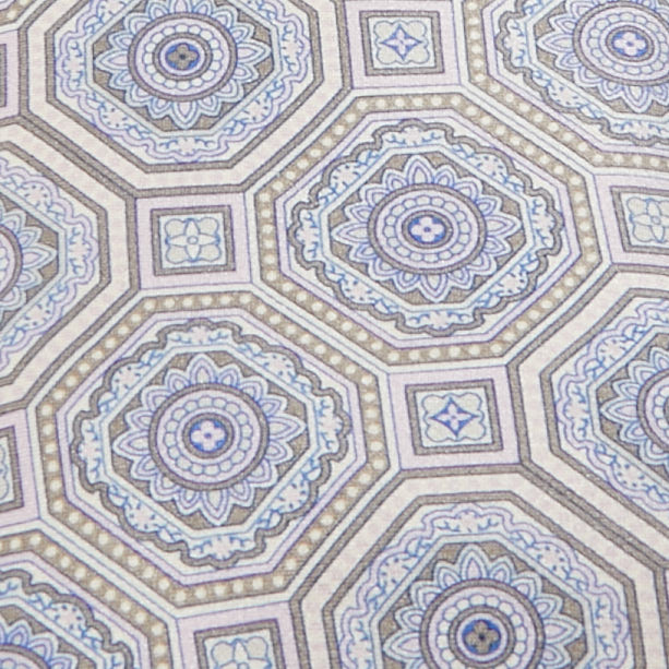 Louis Vuitton Blue Print Silk Tie 