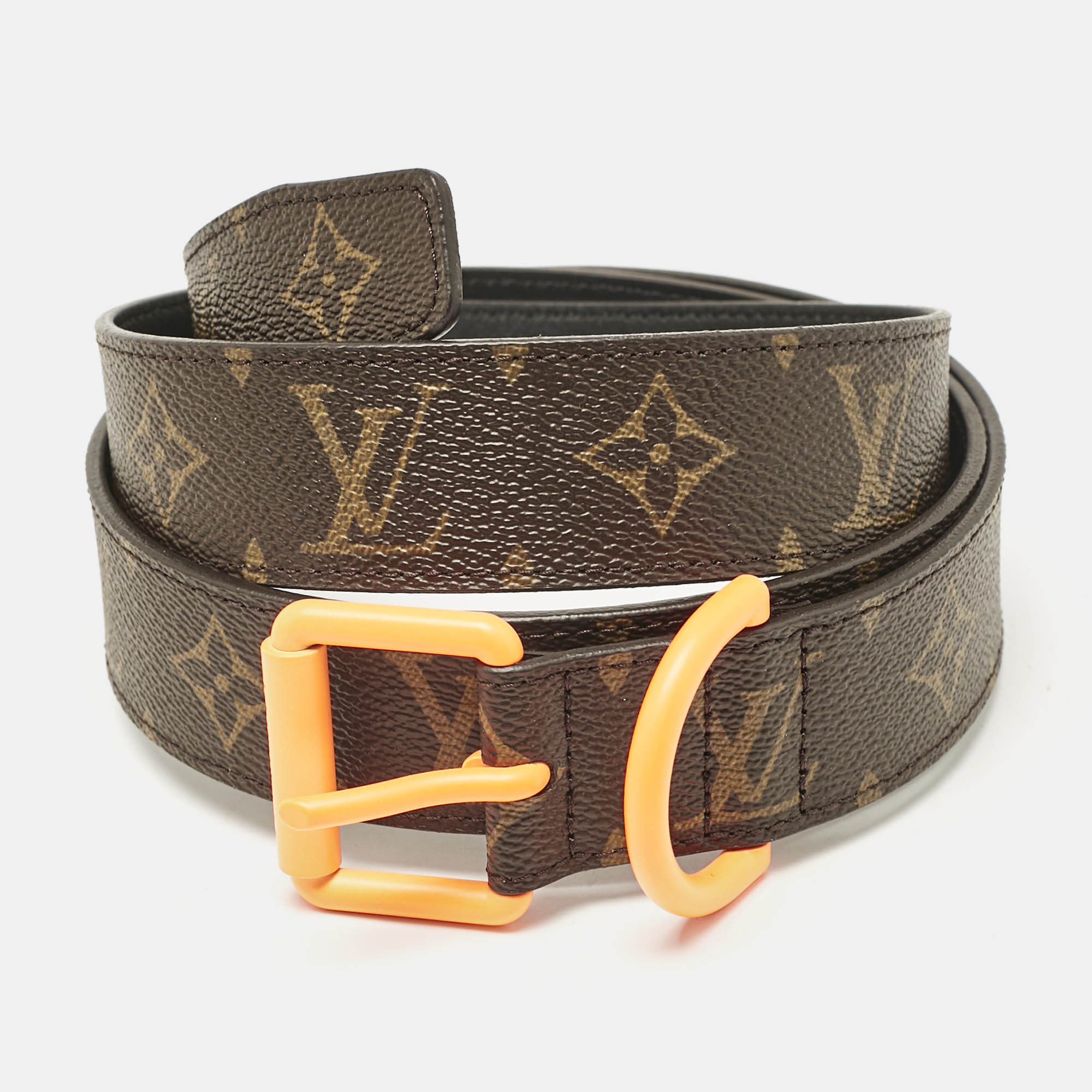 

Louis Vuittor Monogram Canvas Solar Ray Belt, Brown