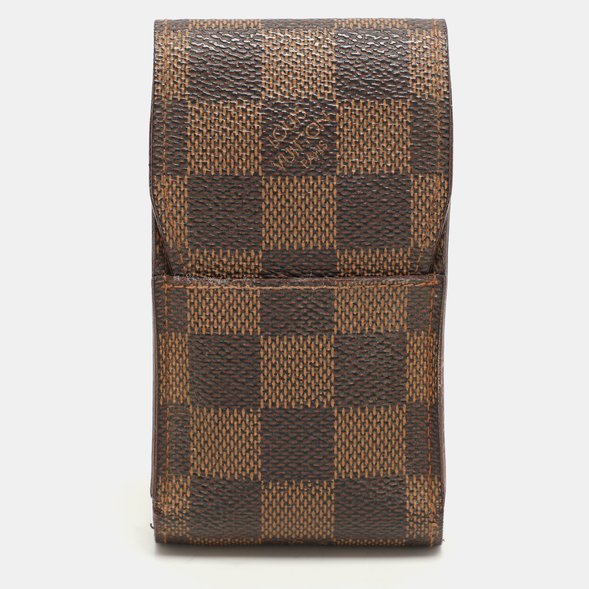 

Louis Vuitton Damier Ebene Canvas Cigarette Case, Brown