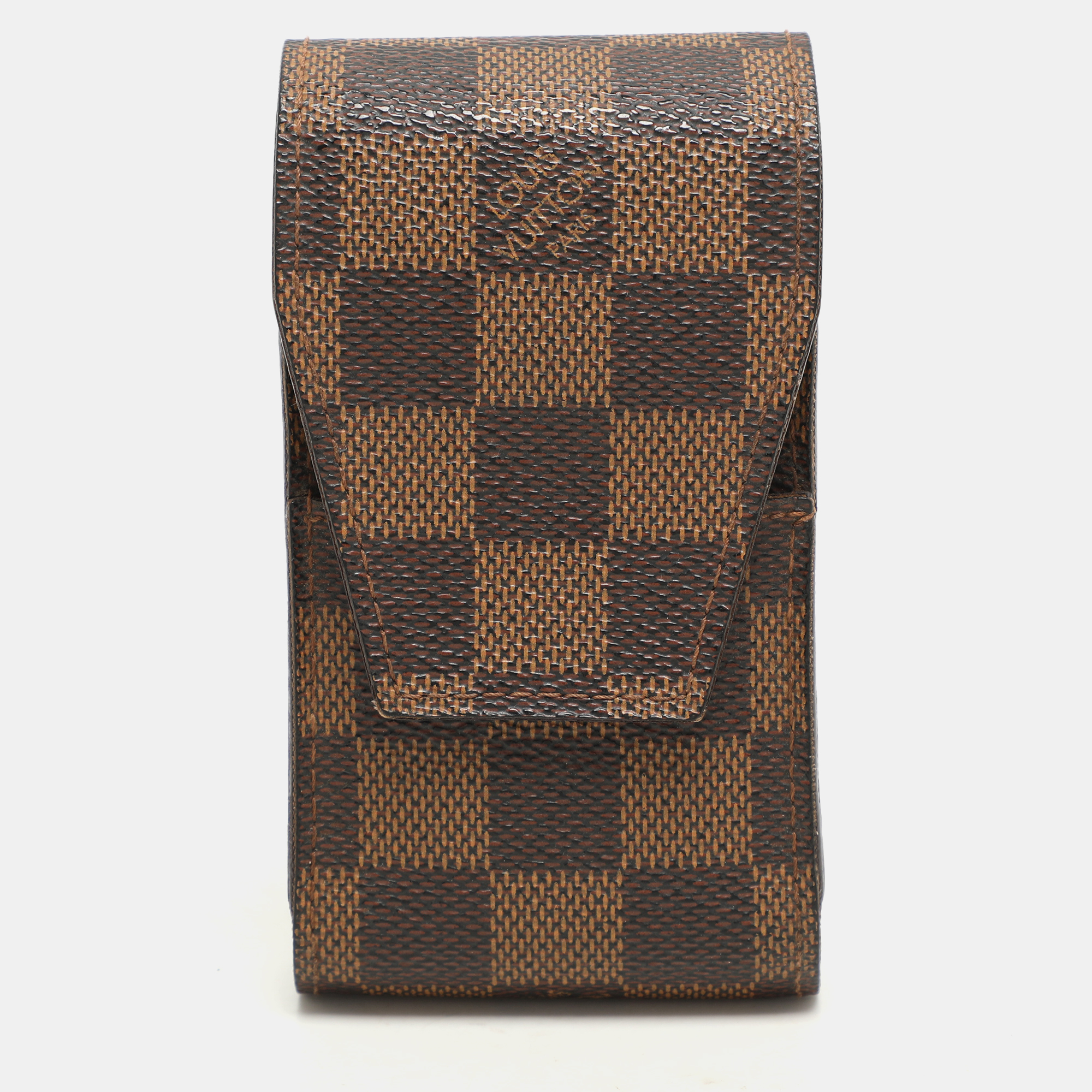 

Louis Vuitton Damier Ebene Canvas Cigarette Case, Brown