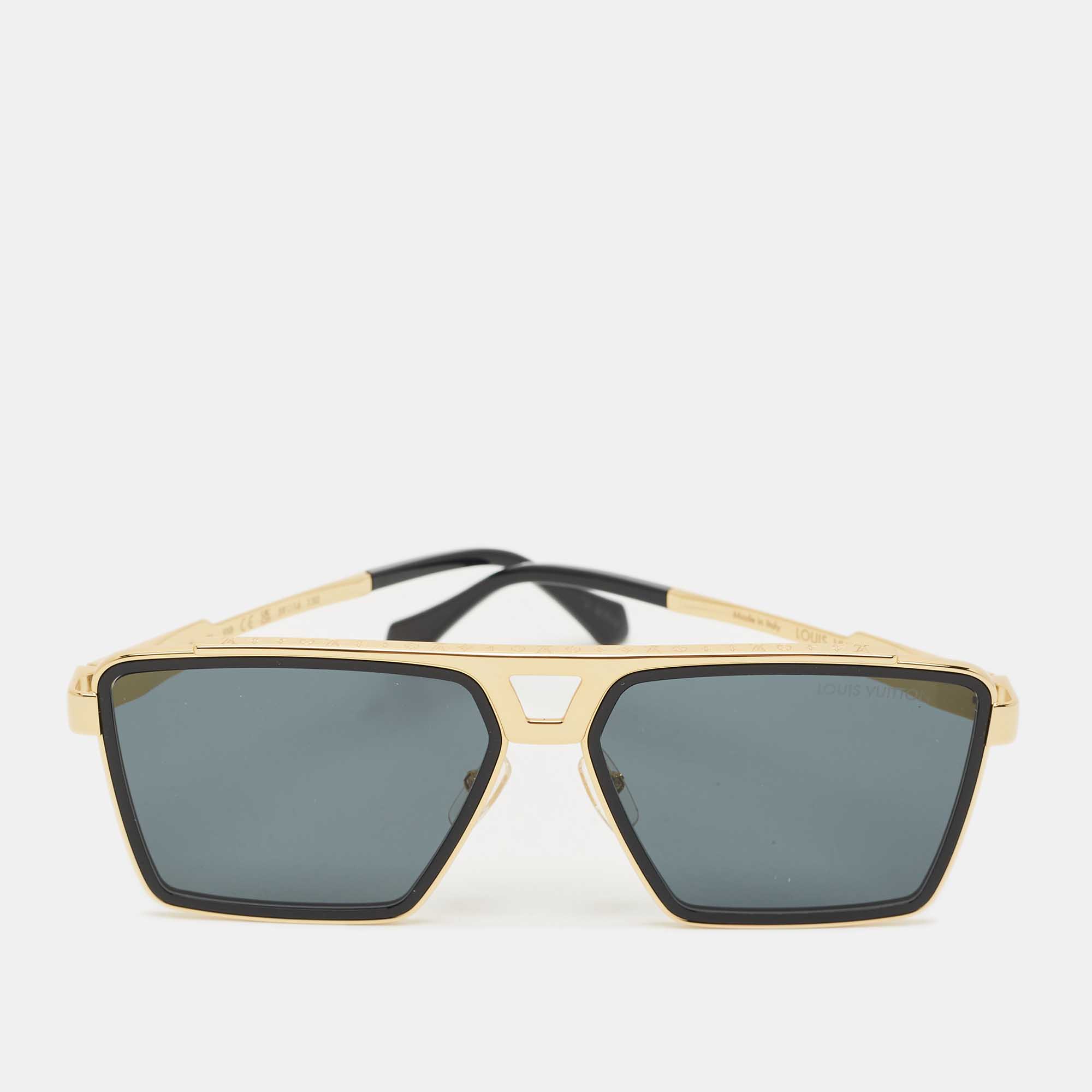 

Louis Vuitton Black/Gold Z1584U 1.1 Evidence Sunglasses