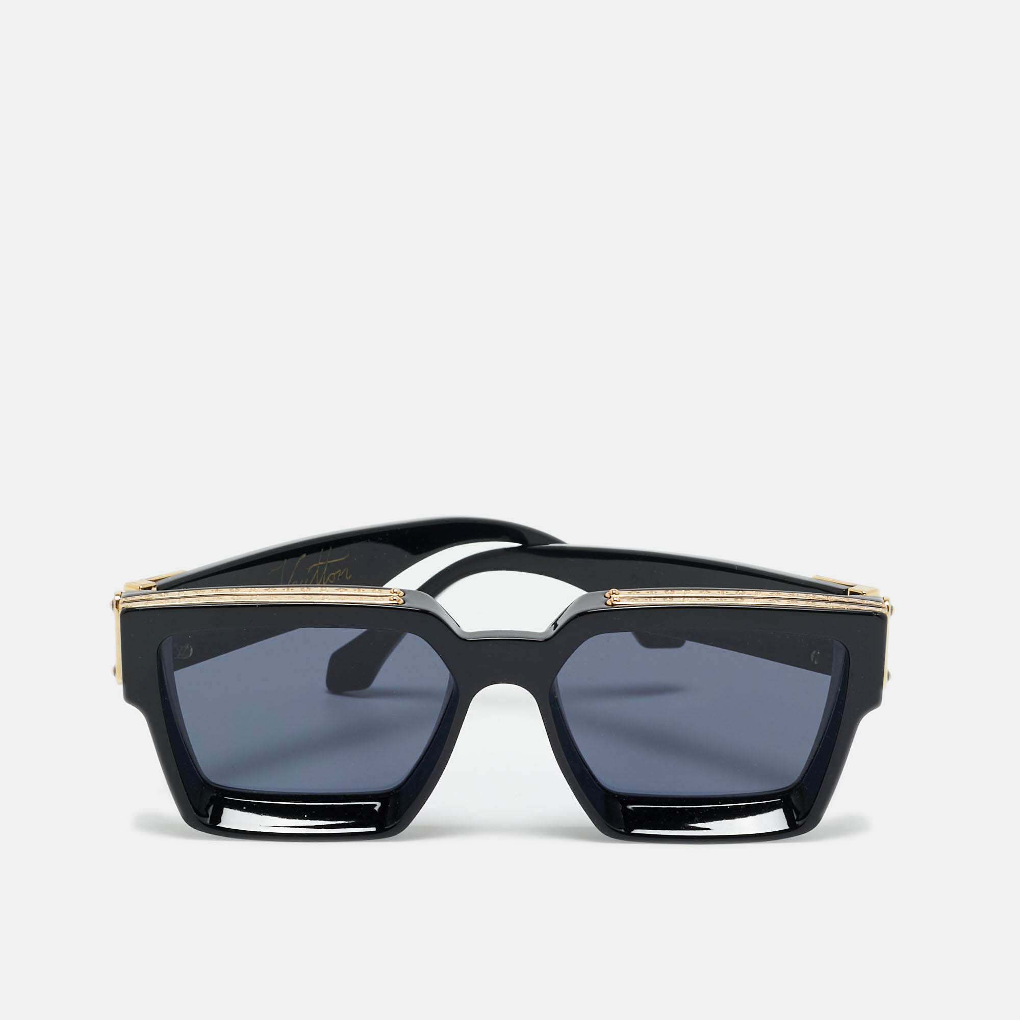 

Louis Vuitton Black/Gold Tone Z1165W 1.1 Millionaires Sunglasses