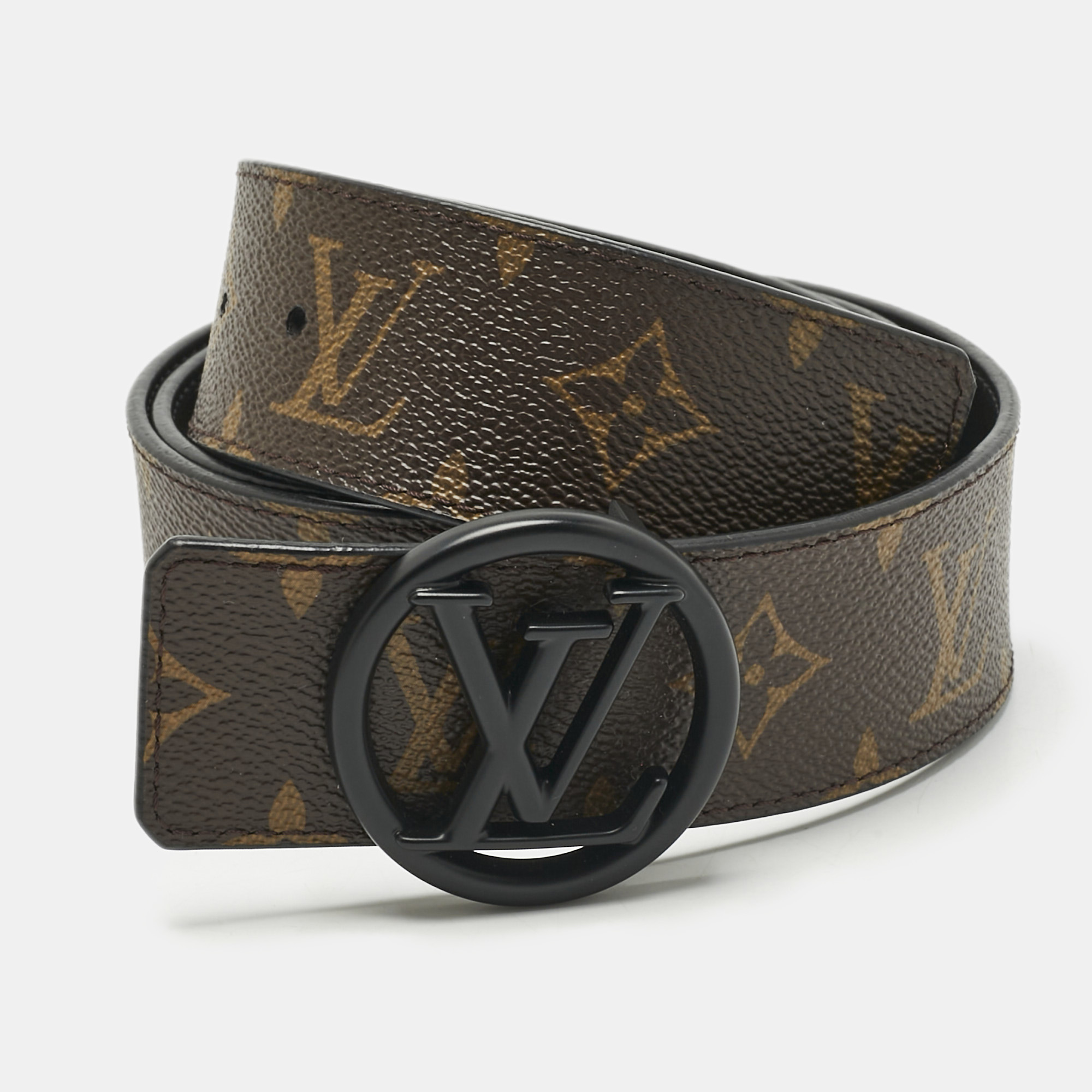 Louis Vuitton Monogram Canvas LV Circle Reversible Belt 100 CM