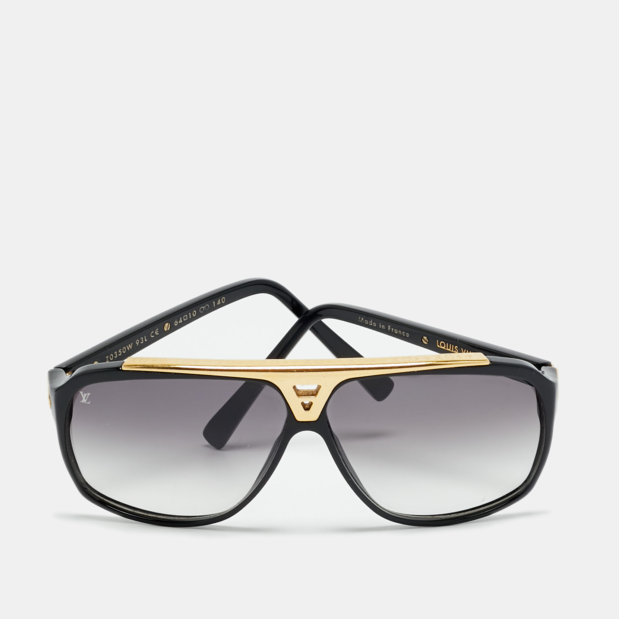 

Louis Vuitton Black Gradient Z0350W Evidence Millionaire Square Sunglasses