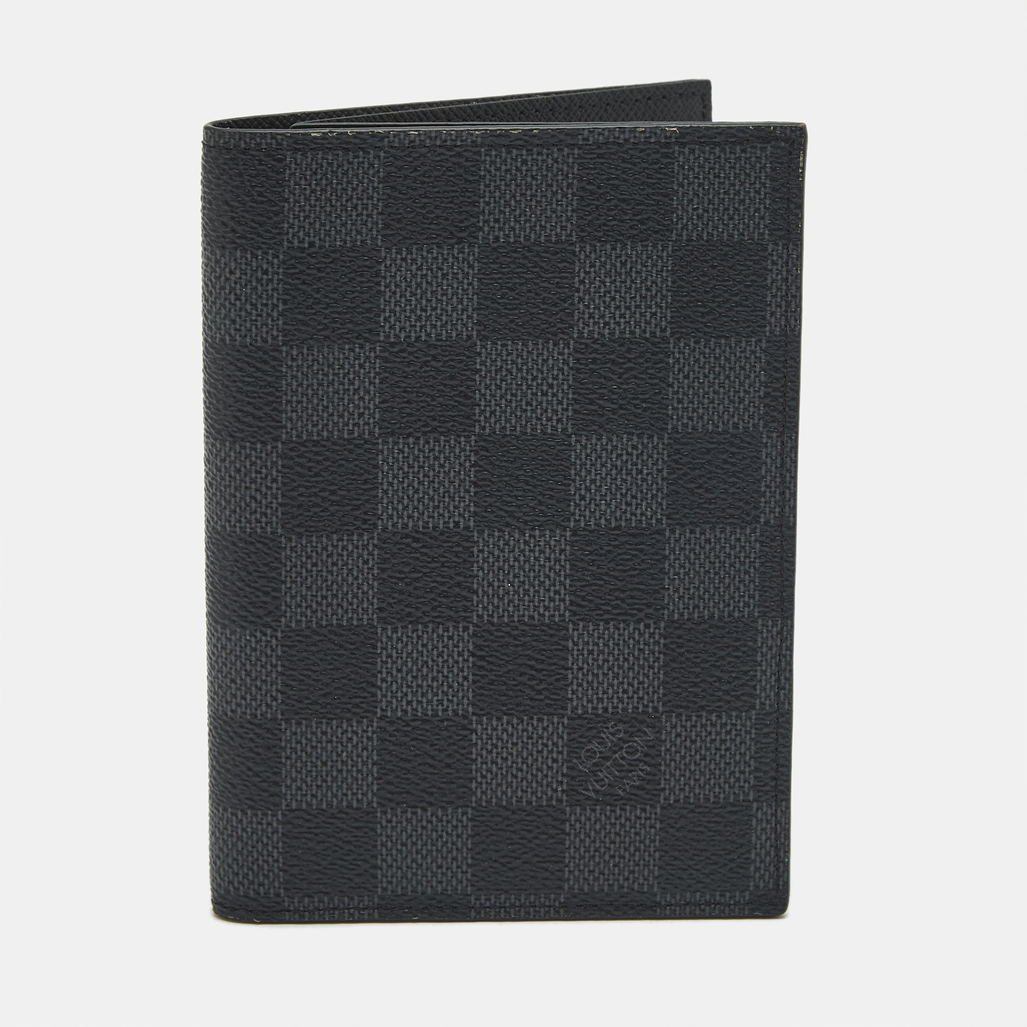 

Louis Vuitton Passport Cover Damier Graphite Canvas, Black