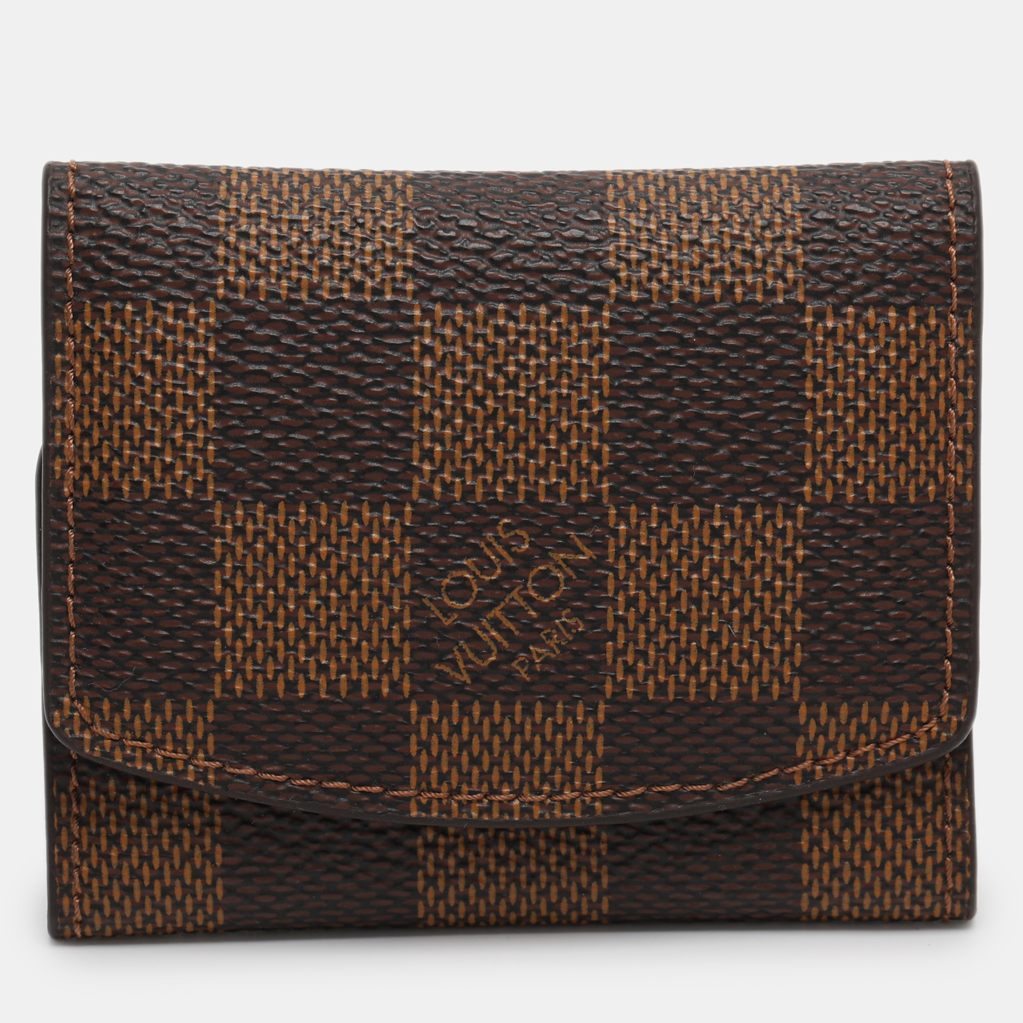 

Louis Vuitton Damier Ebene Canvas Cuffs Case, Brown