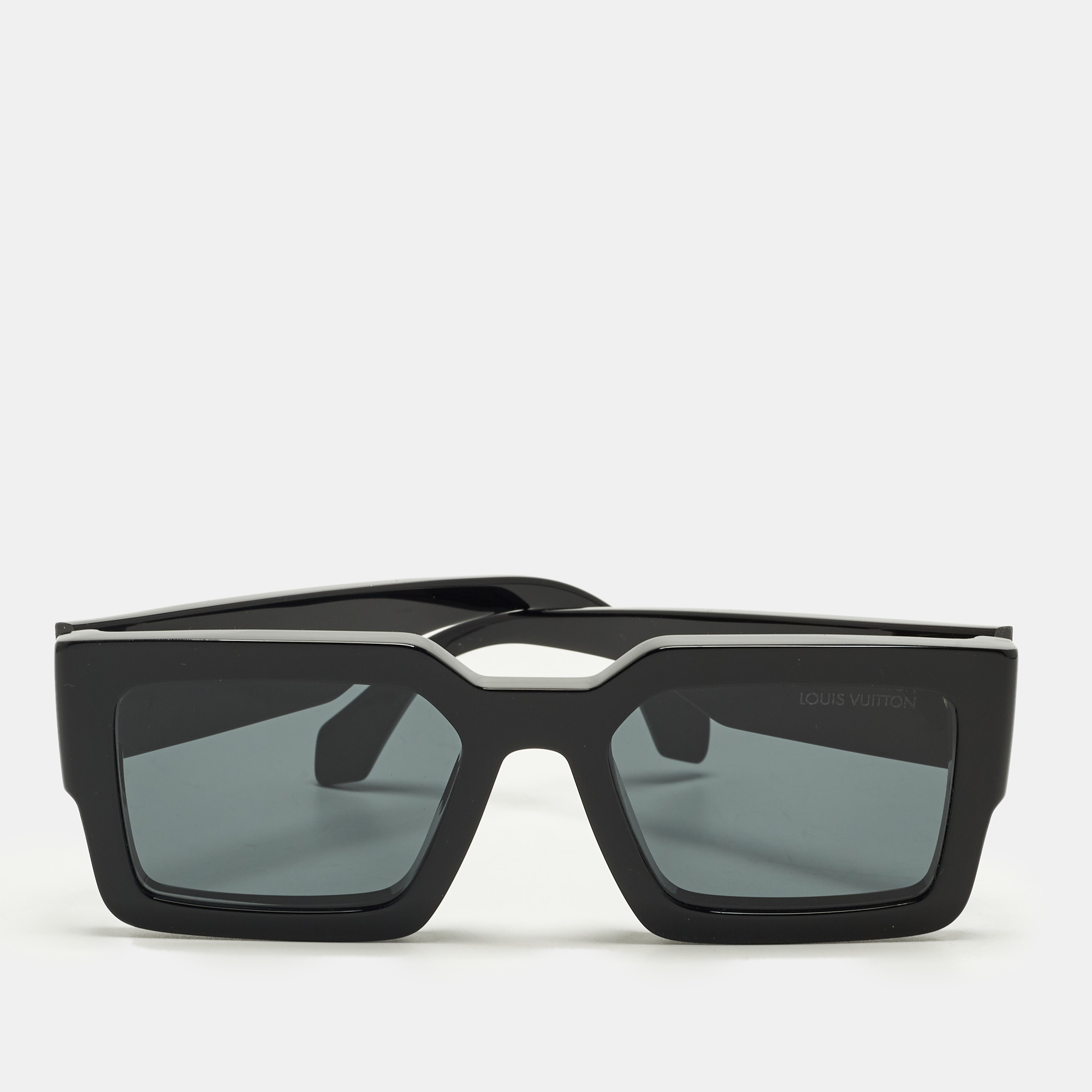 

Louis Vuitton Black Z1579W Clash Square Sunglasses, Beige