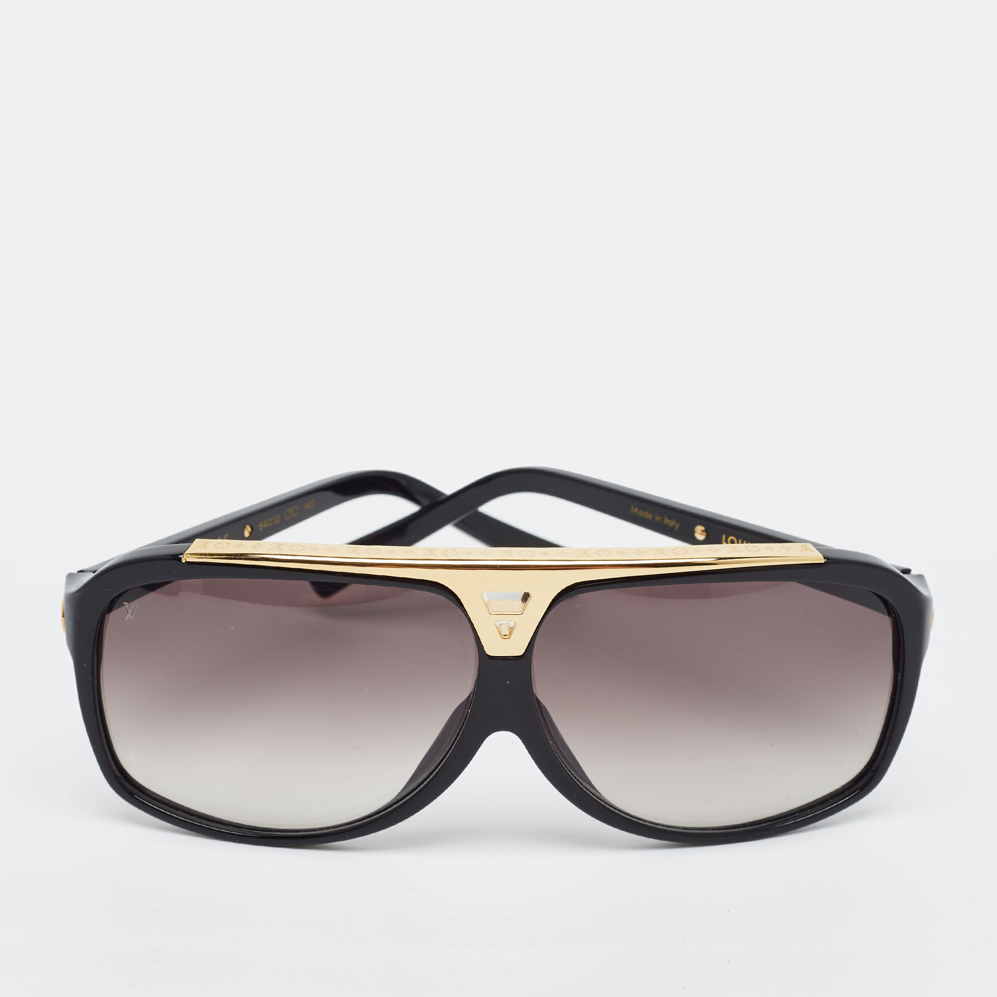 

Louis Vuitton Black/Gold Tone Gradient Z0350E Evidence Sunglasses