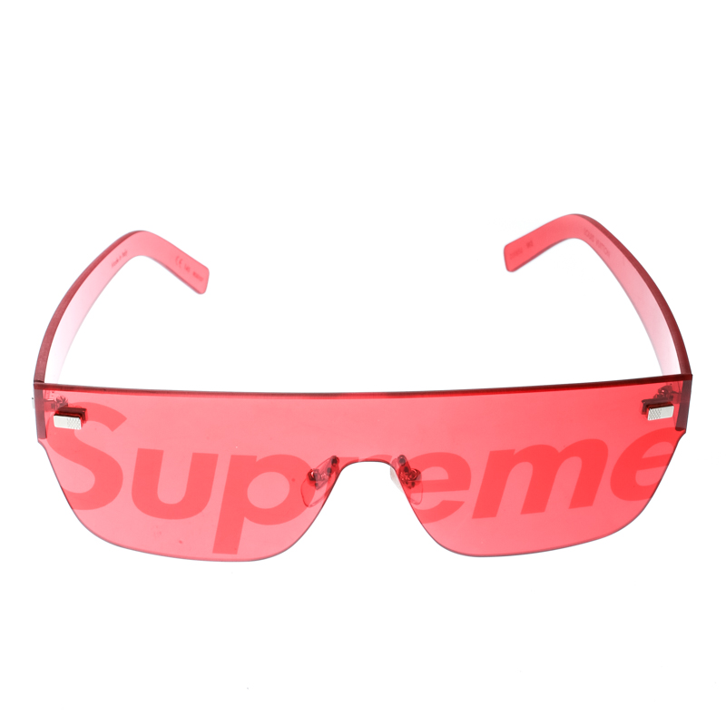 Sunglasses Louis Vuitton x Supreme Red in Plastic - 31129502