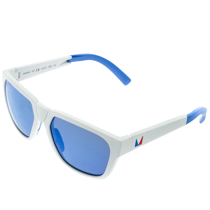Louis Vuitton White/Blue Mirrored Z0828W America&#39;s Cup Nautical Wayfarer Sunglasses Louis ...