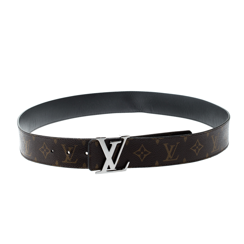 Pre Owned Louis Vuitton Monogram Canvas Initiales Belt 100cm