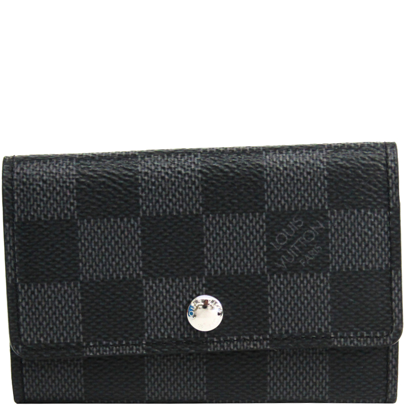 louis vuitton 6 key holder damier graphite