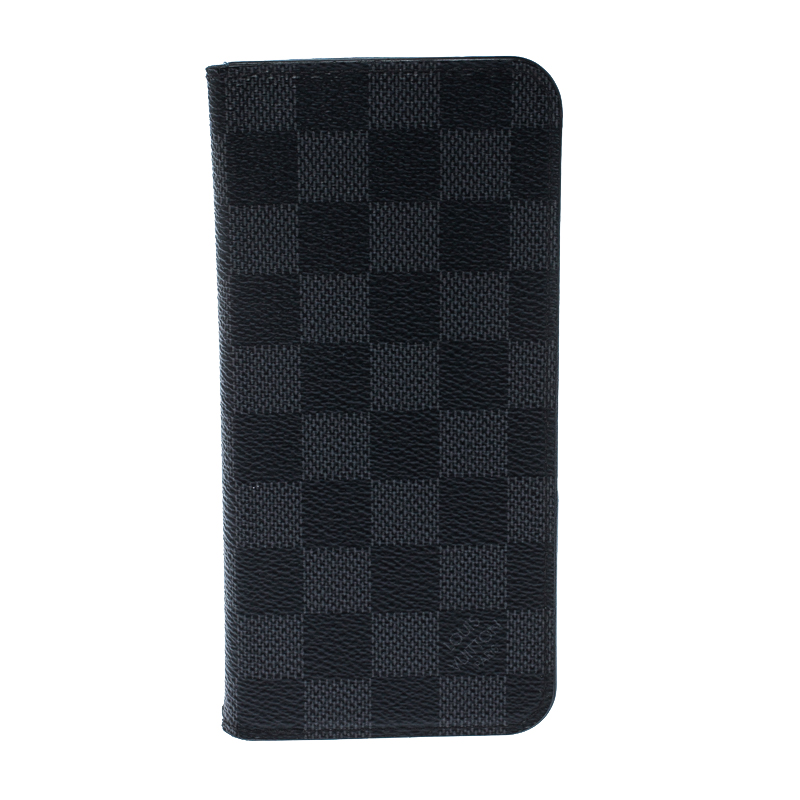 Louis Vuitton Damier Graphite Canvas iPhone 7&8 Folio Case