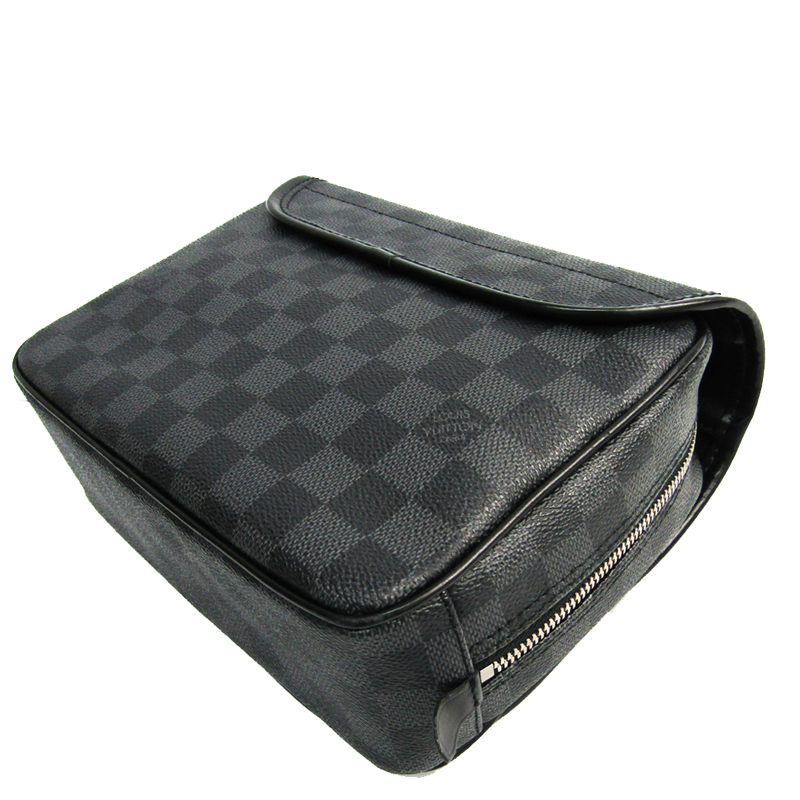

Louis Vuitton Damier Graphite Canvas Hanging Toiletry Kit, Black