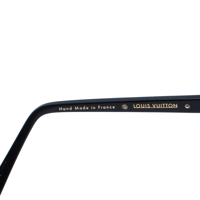 Louis Vuitton Black/Gold Z0350W Evidence Square Sunglasses