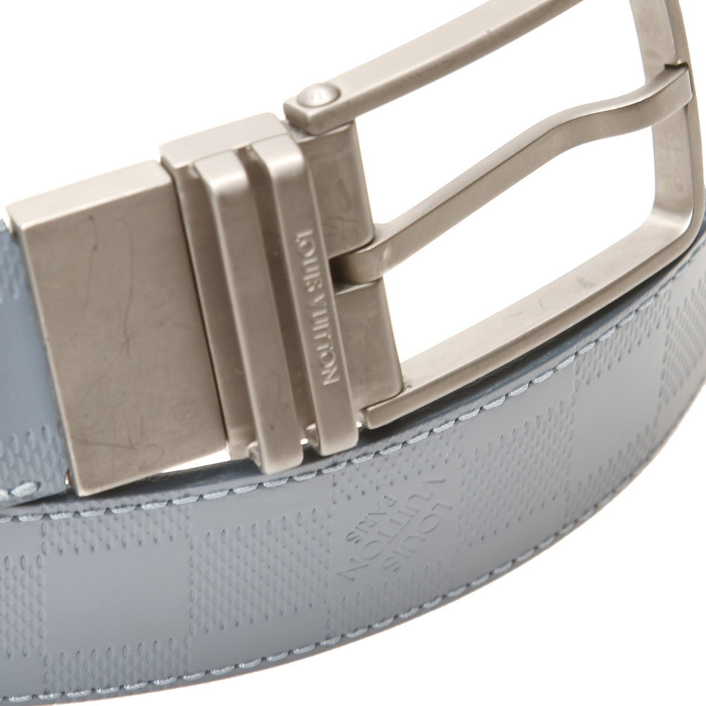 

Louis Vuitton Damier Infini Canvas Belt, Blue