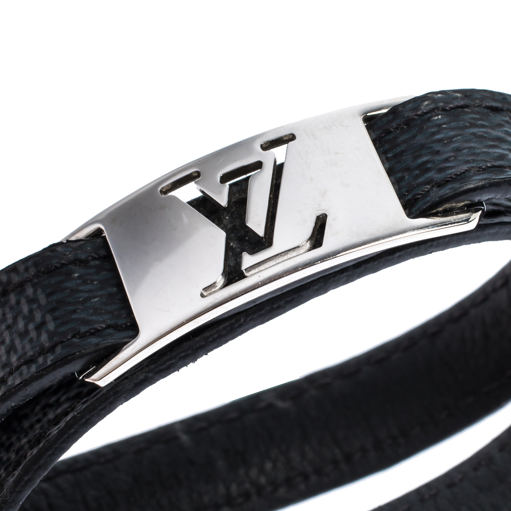 Louis Vuitton Damier Ebene Sign It Bracelet 592534
