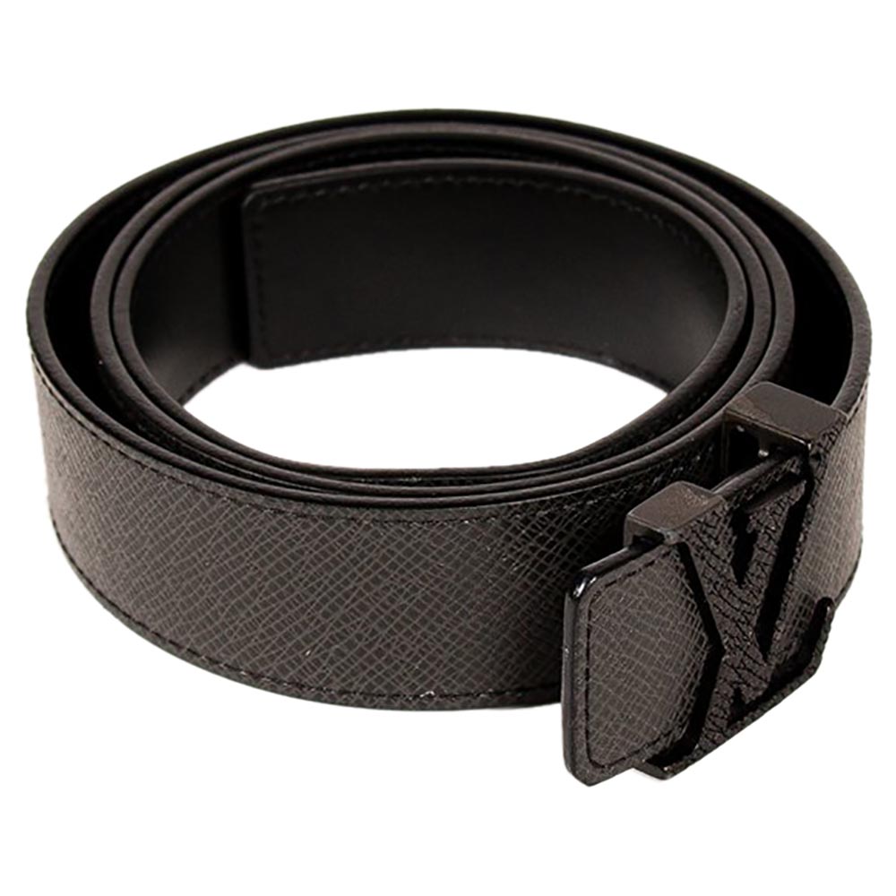 

Louis Vuitton Taiga Leather Initiales Belt Size, Grey