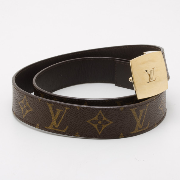 Pre Owned Louis Vuitton Initials Monogram Belt