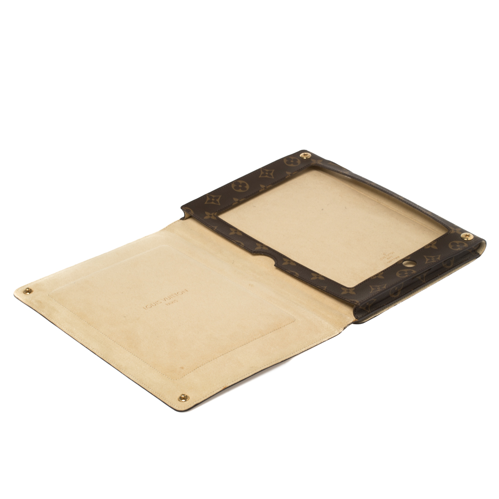 

Louis Vuitton Monogram Canvas iPad Foldable Hardcase, Brown