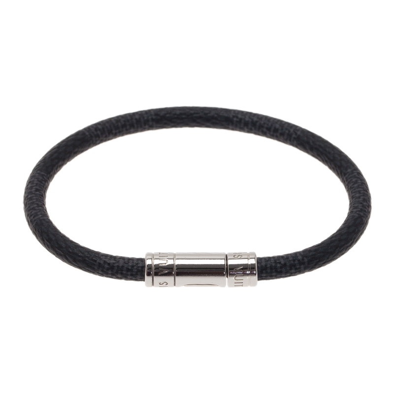 Buy Louis Vuitton Mens Damier Graphite Bracelet 41042 at best price | TLC