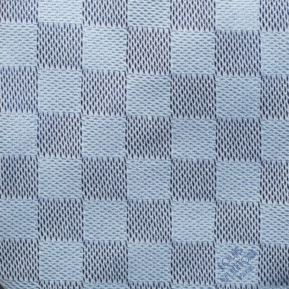 

Louis Vuitton Blue Damier Ebene Silk Classic Tie