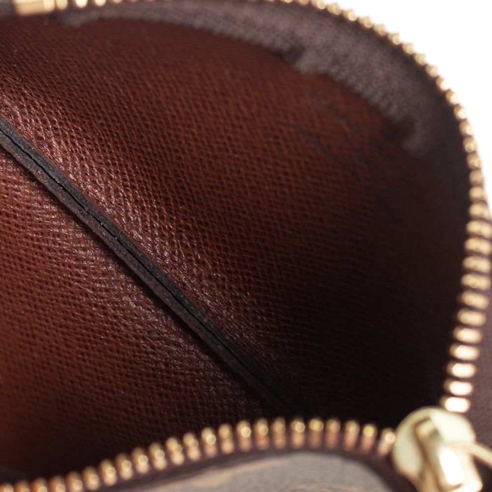 

Louis Vuitton Monogram Canvas Key Pouch, Brown