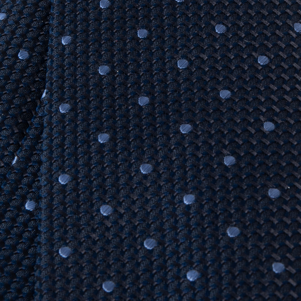 

Louis Vuitton Dark Blue Dot Motif Silk Tie