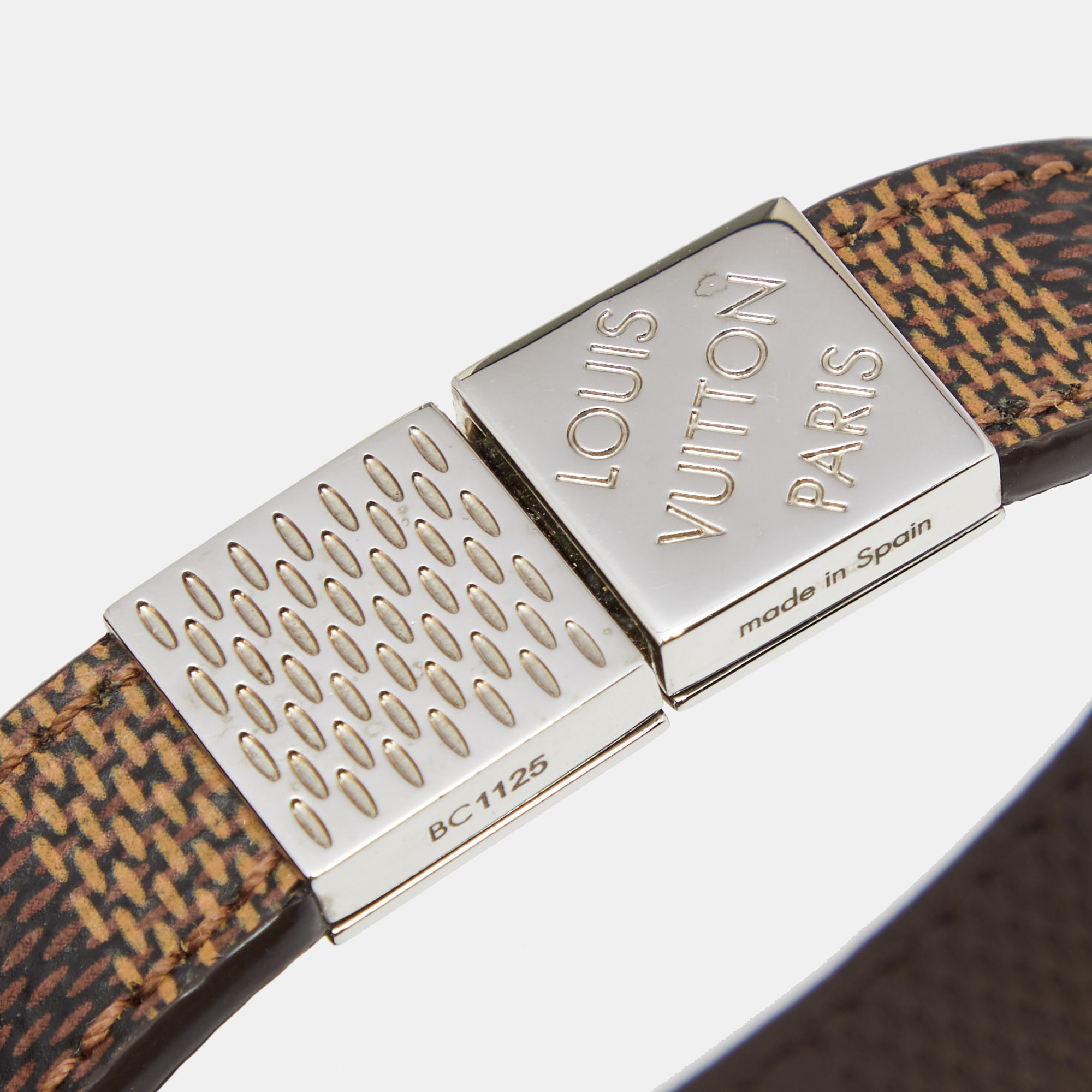 

Louis Vuitton Damier Ebene Canvas Brown Pull It Bracelet