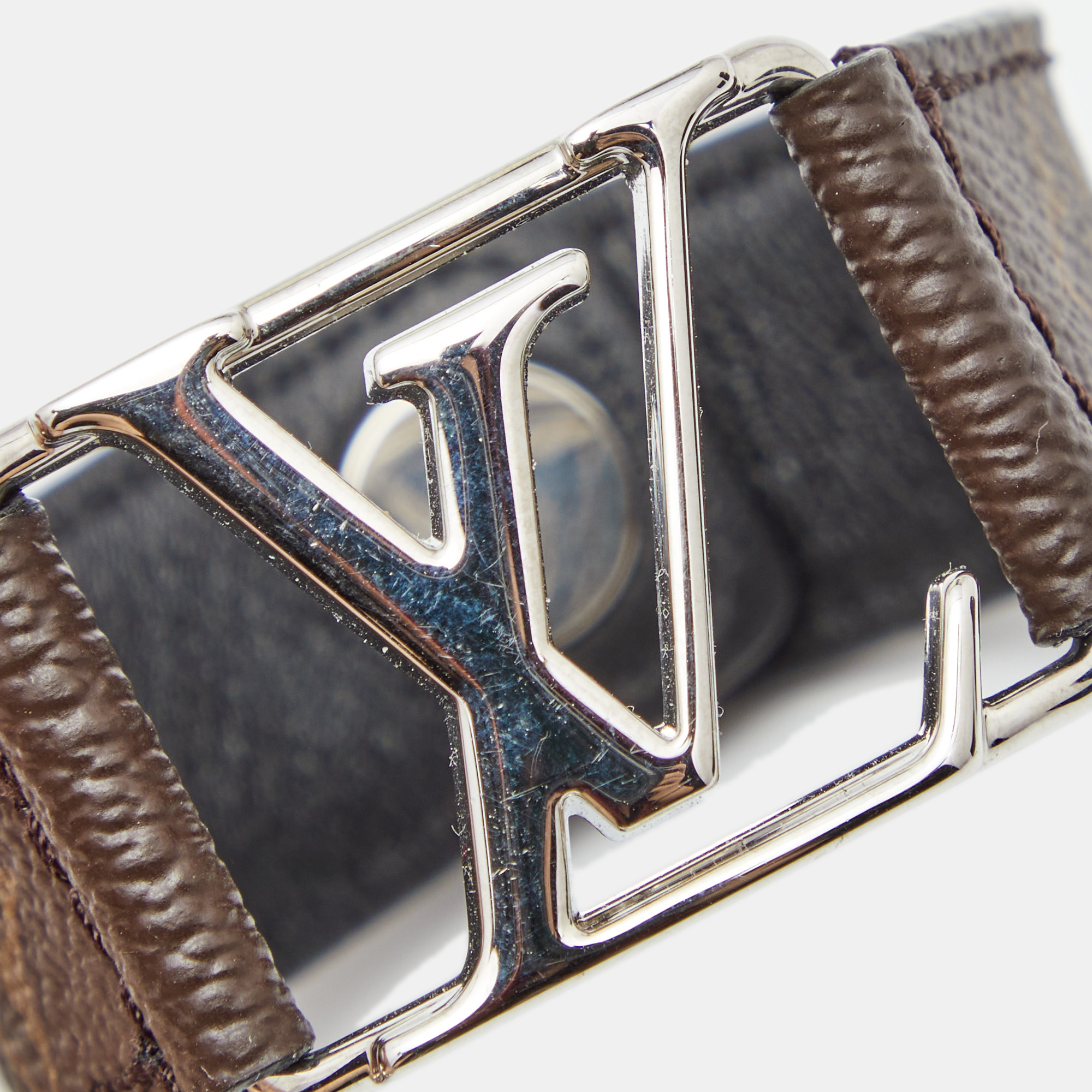 

Louis Vuitton Brown Monogram Hockenheim Bracelet 19
